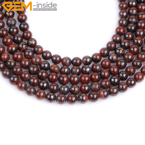 Natural Stone Genuine Tiger Eye Gem Beads For Jewelry Making 15" Free Shipping - Picture 56 of 92