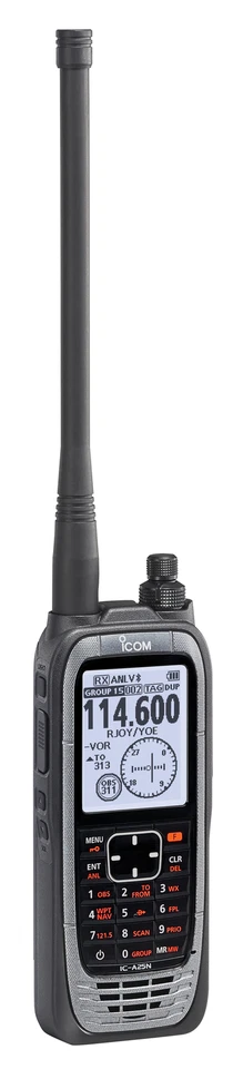 Icom IC-A25N NAV/COM VHF Airband Handheld Radio Transceiver Authorized Dealer - Image 2 of 4