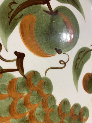 Vintage Stangl Pottery Large Serving Platter - Orchard Song Hand Painted *READ* - Picture 7 of 7