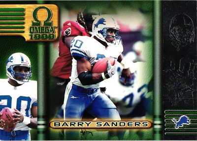 #ad 1999 Pacific Omega #89 Barry Sanders $1.50