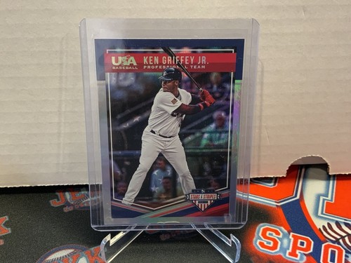 Ken Griffey Jr 2018 USA Stars & Stripes STARS Parallel #’d 7/10 TEAM USA #99 - Picture 1 of 2