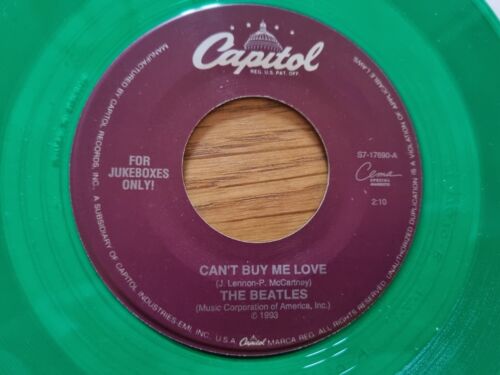 THE BEATLES - Can't Buy Me Love USA Capitol Records Jukebox Issue 7” GREEN VINYL - Picture 2 of 6