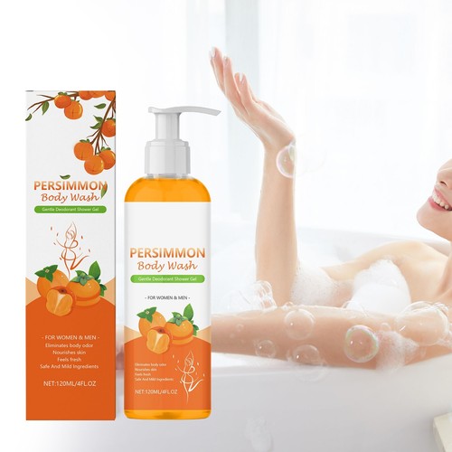 Persimmon Body Wash For Old People Smell Persimmon Body Wash Body Odor Soap - Picture 4 of 21