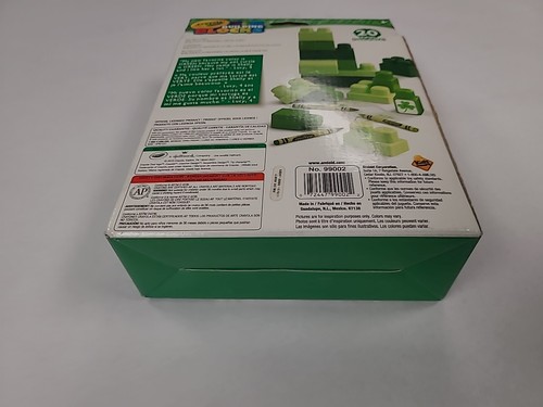 Crayola Building Blocks 20 Pc. Set, multiple colors, red, blue, green, orange, - Picture 6 of 6