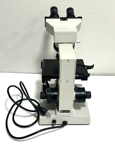 Omano Binocular Microscope w/ 10/0.25 4/0.1 & 40/0.65 Objectives - Picture 4 of 11