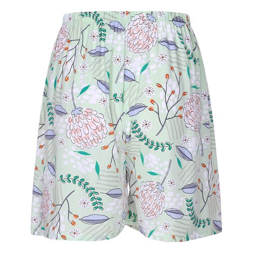 Women's Pajama Bottoms Floral Print Shorts Bowknot Elastic Casual Lounge Pants  - Bild 76 von 125