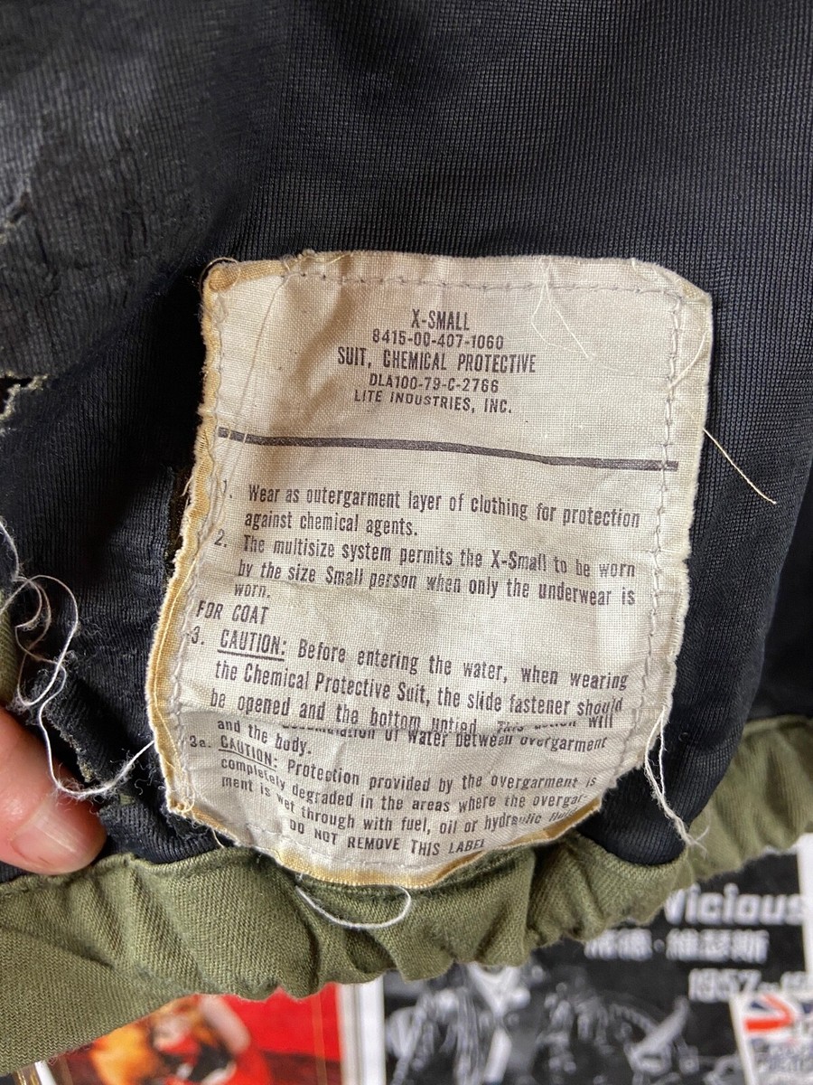 ジャケット・アウター 70s vintage US ARMY CHEMICAL PROTECTIVE USGI Vintage Chemical Protective Coat, Olive Drab - Venture