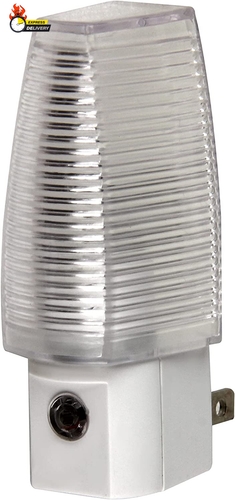 Plug in Night Light Dusk to Dawn,Alloy Steel, White - Picture 11 of 12