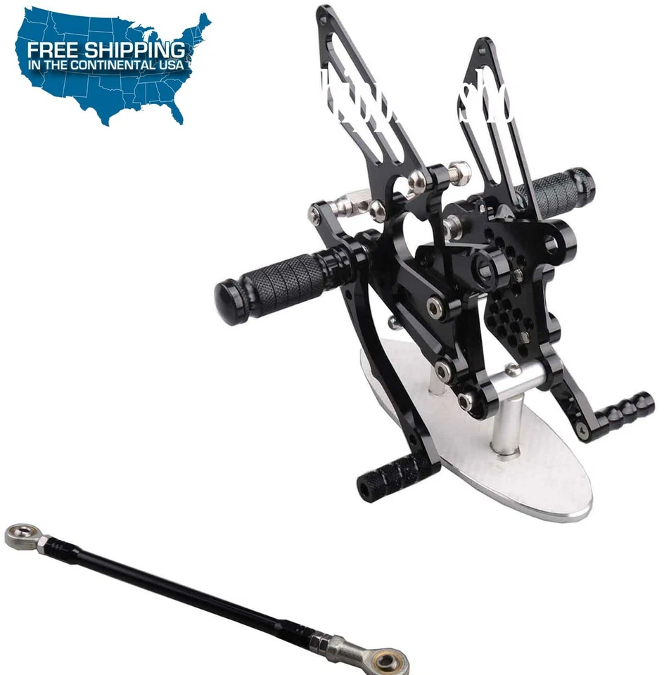 Juego de estriberas traseras de freno trasero para Kawasaki Ninja ZX6R 2009-2023 ZX636 EE. UU. Foto 3 de 4