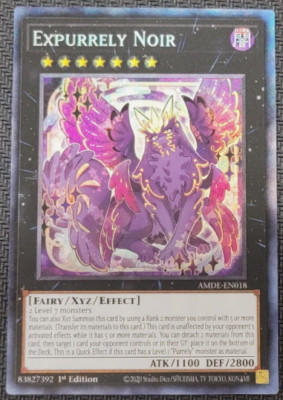 Yu-Gi-Oh! - Expurrely Noir Collector's Rare 1st Ed Amazing