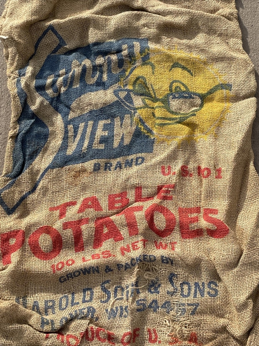 Vintage burlap sacks sale