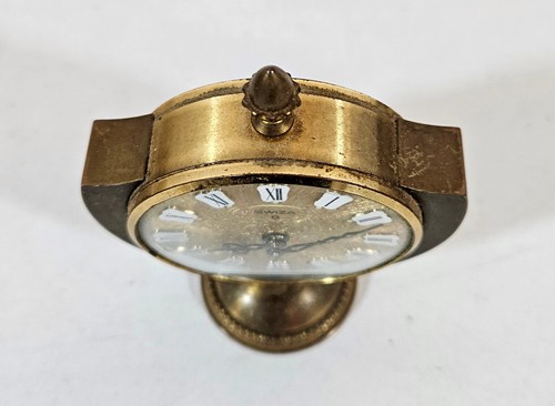 Vintage Swiza 8 kleiner Wecker, Swiss Made, verziert, funktioniert, selten - Bild 12 von 12