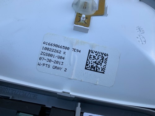 MERCEDES X166 W166 ML350 GL450 SENSOR DE ESTACIONAMIENTO TRASERO DOMO LUZ TECHO LÁMPARA OEM - Imagen 4 de 5