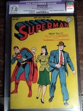 Superman #30 CGC FN 7.0 1st Appearance Mr. Mxyztplk! 1944 A-3 Restored
