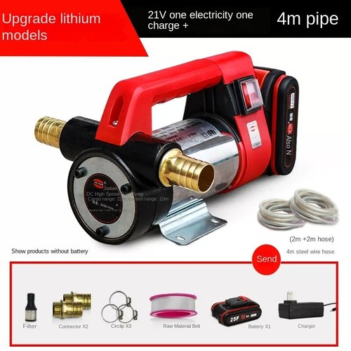 Elektrische tragbare Betankung Bomba DC 24V 175W 260W batteriebetrieben Gasöl - Bild 21 von 30