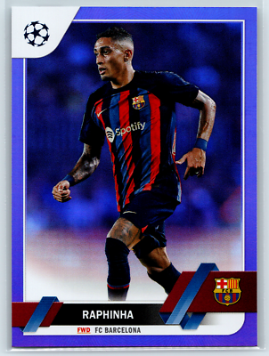 Raphinha 2023 Topps UEFA Club Competitions Purple Foil SN75 Raphinha 2023 Topps UEFA Club Competitions Purple Foil SN75