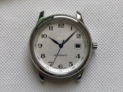 Caja de reloj de acero inoxidable de 38,5 mm con correa para Longines Master Collection 2892 - Imagen 4 de 13