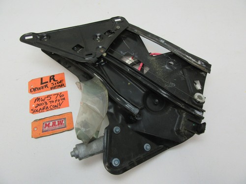WINDOW MOTOR REGULATOR POWER QUARTER GLASS LH REAR for SOLARA CONVERTIBLE 00-03 - Picture 5 of 6