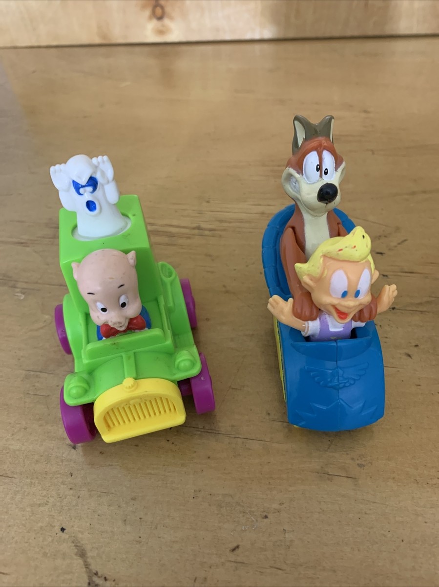 Vintage 1992 McDonalds Warner Bros Happy Meal Toys Lot of 3