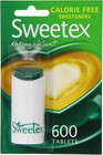 Sweetex Zero Calorie Sweetener Tablets - 600 Sugar-Free Tablets