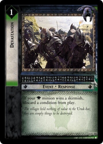 LOTE Devastation | Sombras | Descifrador de jcc del Señor de los Anillos | Casi Nuevo/m | Tienda SWCCGS - Imagen 1 de 1