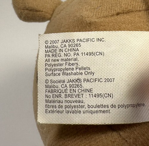 Bonsly Pokemon 7" Plush toy doll 2007 Jakks Pacific Stuffed USA seller - Picture 8 of 8