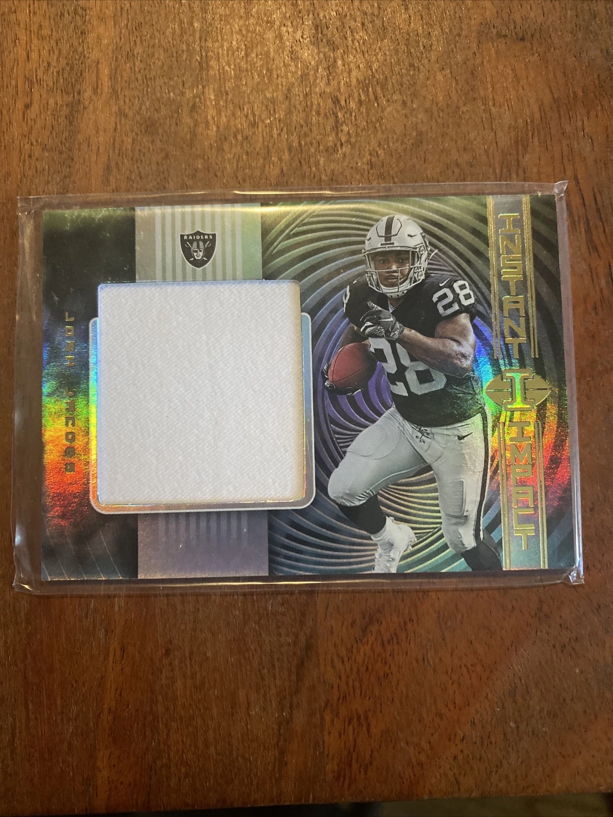 Josh Jacobs Panini Illusions Instant Impact Relics #IAJJ Base