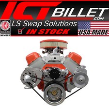 BBC Alternator &amp; Power Steering Pump Accessory Drive Brackets Kit for Electri...