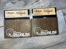 ATARI 800xl ULTIMA II THE REVENGE OF THE ENCHANTRESS 5.25" GAME SIERRA ON-LINE