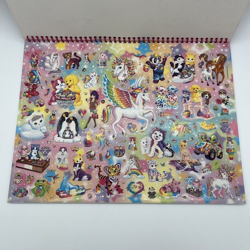 Lisa Frank 60+ Pegatinas Super Colorear Almohadilla de Actividad Espiral Libro 11" x 14.25" Nuevo - Imagen 8 de 16