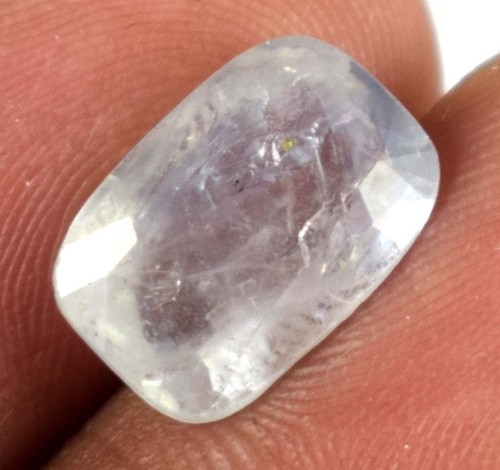 Pietra preziosa pezzo raro zaffiro blu Ceylon 3,35 carati taglio ovale naturale certificato BS48 - Foto 5 di 13