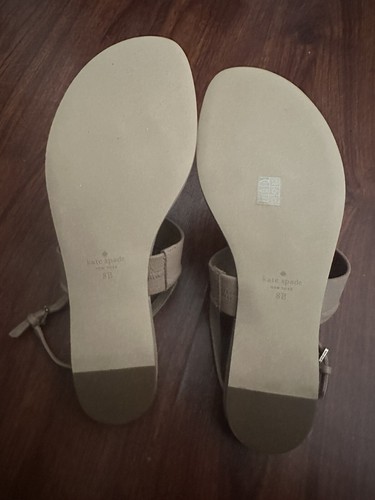 Kate Spade New York Cassia Sandals Womens 8 Tan Patent Leather NIB - Picture 5 of 8