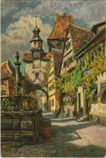 CPA AK Rothenburg- Feuerleins Erker GERMANY (1075627)