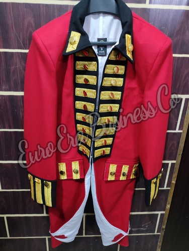 New Revolutionary War British military officers frock coat repro in all sizes - Picture 3 of 7
