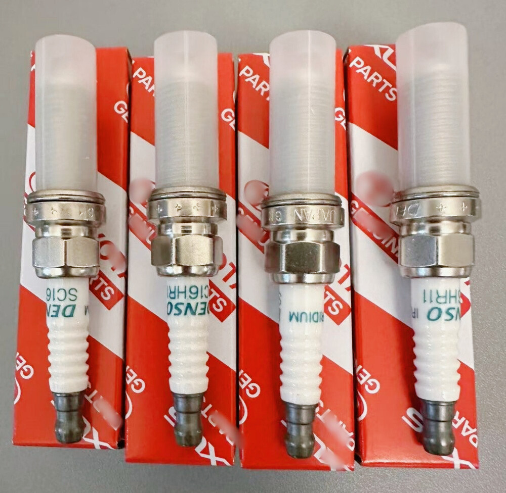 4Pcs New OEM 90919-01275 SC16HR11 Iridium Spark Plugs for Corolla Prius Scion