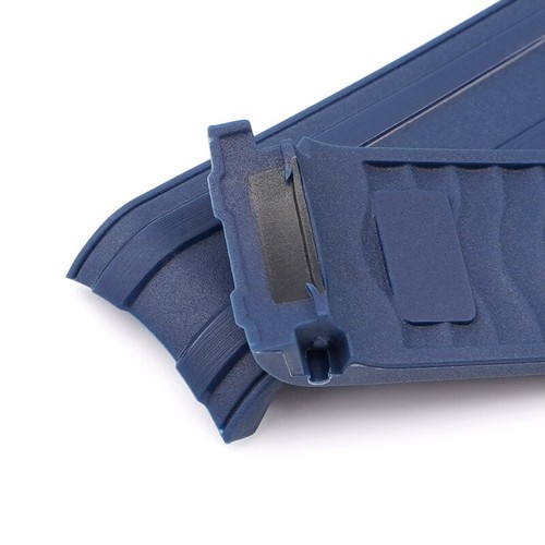 For 20mm 22mm OMEGA SeaMaster 300 Rubber Strap Watch Band Buckle - Picture 8 of 14