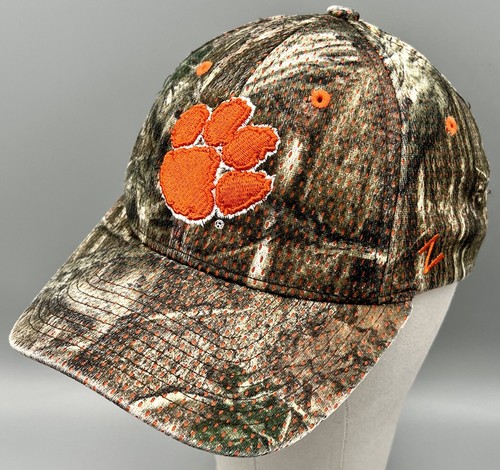 Clemson Tigers Neu Herren Medium Large Mooseiche Tarnmütze Zephyr Netz Passform Kappe