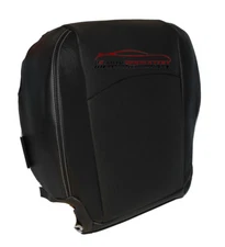 Perforated Leather DRIVER Bottom  Seat Cover DkGray Dodge Ram Laramie 2012