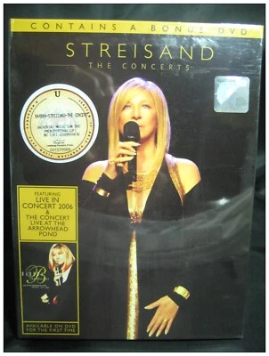 DVD BARBRA STREISAND-The Concerts Live 1994 & 2006 Deluxe Edition 3 Disc Sealed - Image 1 of 4