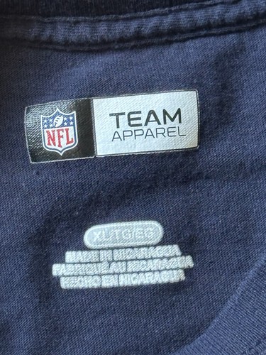 Camicia Chicago Bears adulto taglia XL blu navy NFL maglietta grafica casual uomo - Foto 8 di 8