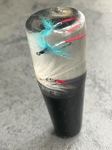 RARE! Vintage Japan Dry Flies Shift Gear Knob JDM Thread 8mm x 1.25 Bosozoku Car - Picture 2 of 4
