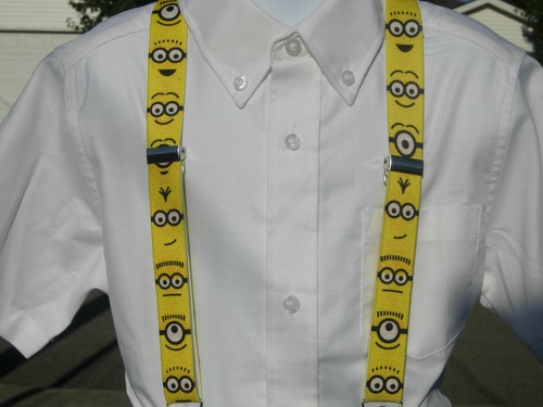 Toy Story Suspenders - Yellow Cartoon Suspenders - Boys Suspenders - Small Size - Picture 2 of 3