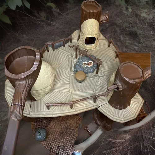 Vintage Kenner Star Wars ROTJ Ewok Village komplett montiert mit POP 1983 - Bild 3 von 9