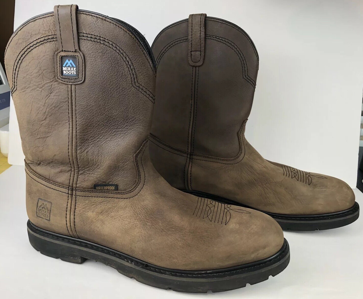 McRae Men’s Work Stiefel Pull-On Waterproof Leather Größe 17 Style MR85194 McRae Men’s Work Stiefel Pull-On Waterproof Leather Größe 17 Style MR85194