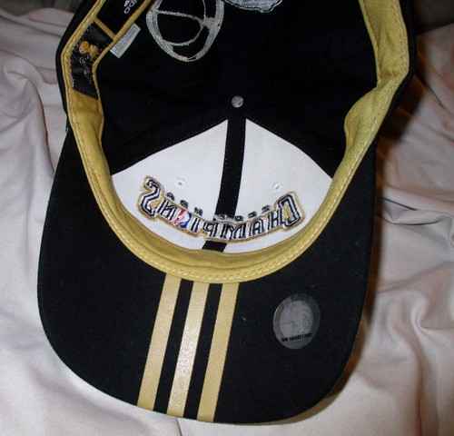 2008 BOSTON CELTICS NBA Champions Hat Basketball official Adjustable Adidas - Picture 10 of 13