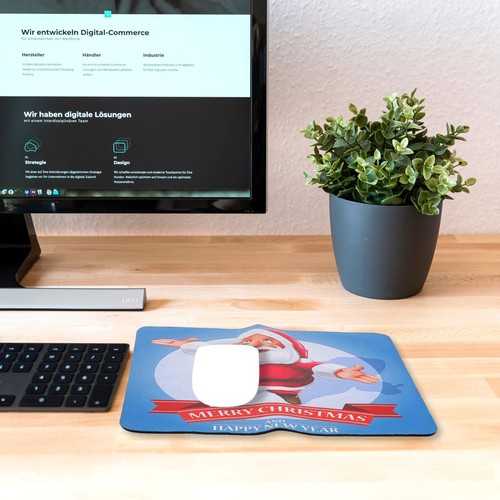 2 Pcs Santa Claus Mouse Pad Büro Student Weihnachtsmauspads Schöne - 第 11/12 張圖片
