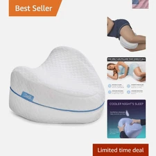 Foam Leg Pillow Support for Side Sleepers Relief for Back Hip Knees Joints