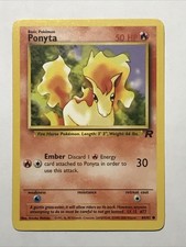 Ponyta Team Rocket Pokemon Card LP