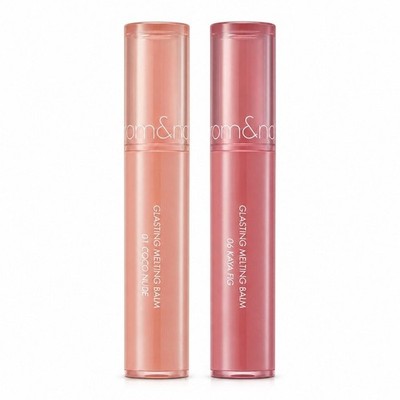 rom&nd Glasting Melting Balm (#01 Coco Nude + #06 Kaya Fig)
