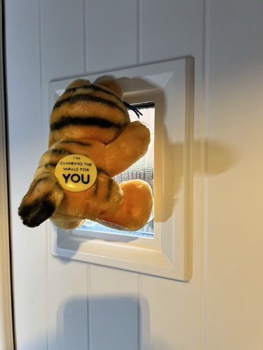 Garfield Plush Vintage Collector Stuffed Animal Plush Old 1978-81 Car Suction - Picture 11 of 12